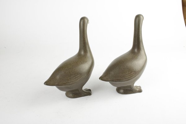 Ceramic Geese by Atte Holm, Set of 2-HYQ-1226165