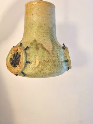 Ceramic Hanging Lamp with Portholes, 1970s-LDW-1449981