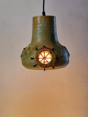 Ceramic Hanging Lamp with Portholes, 1970s-LDW-1449981