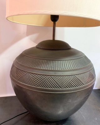 Ceramic Inca Table Lamp, 1980s-IKW-863463