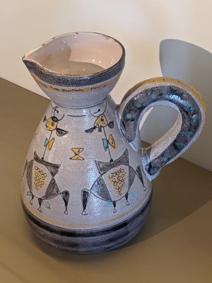 Ceramic Jug with Geometric Patterns-TEP-1234615