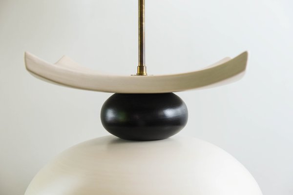 Ceramic Lamp with Pebble, 1970s-OA-1033098