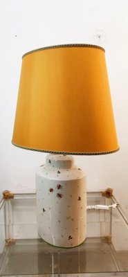 Ceramic Light with Bees and Oval Lampshade-QLH-1768760