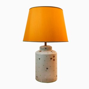 Ceramic Light with Bees and Oval Lampshade-QLH-1768760