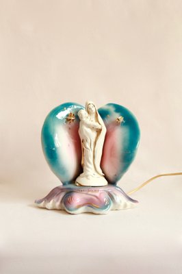 Ceramic Maria Lamp Statue, Italy, 1940s-HUY-1017305