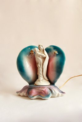 Ceramic Maria Lamp Statue, Italy, 1940s-HUY-1017305