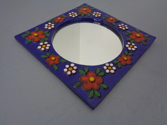 Ceramic Mirror by Katharina Bläser Studio, 1970s-RDW-1277883