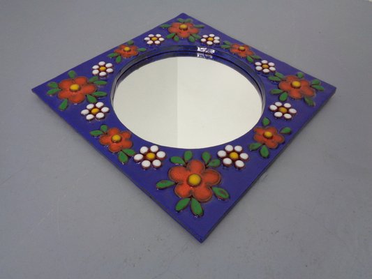 Ceramic Mirror by Katharina Bläser Studio, 1970s-RDW-1277883