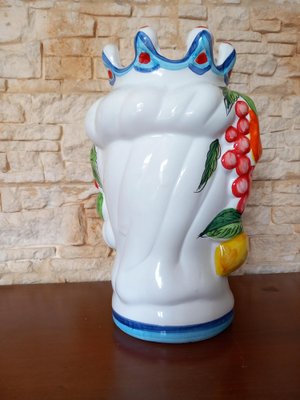 Ceramic Moorish Head Vases, 1990s, Set of 2-WMZ-1767960