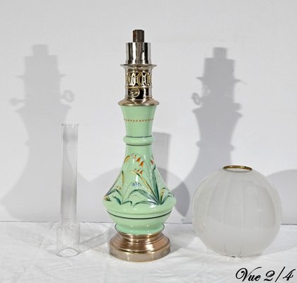 Ceramic Oil Lamp, Late 19th Century-RVK-1764660