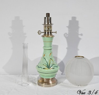 Ceramic Oil Lamp, Late 19th Century-RVK-1764660