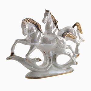 Ceramic Ornament of Horses, 1950s-NJV-848125