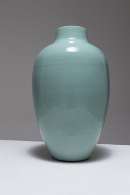 Ceramic Ovoid Vase by Henri Chaumeil, 1930s-QAC-2043004