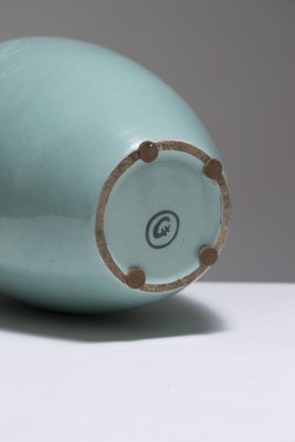 Ceramic Ovoid Vase by Henri Chaumeil, 1930s-QAC-2043004