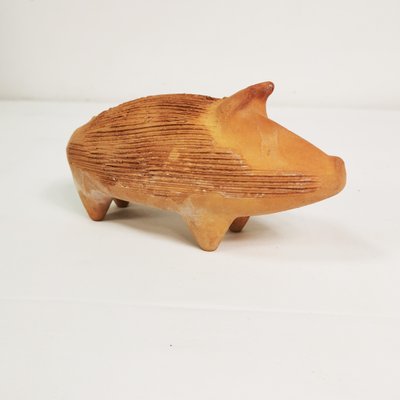 Ceramic Pig Figurine from Hegnetslund, Denmark, 1970s-ZTG-2018322