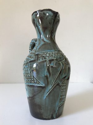 Ceramic Pitcher by Huguette Bessone, 1960s-NER-1291918