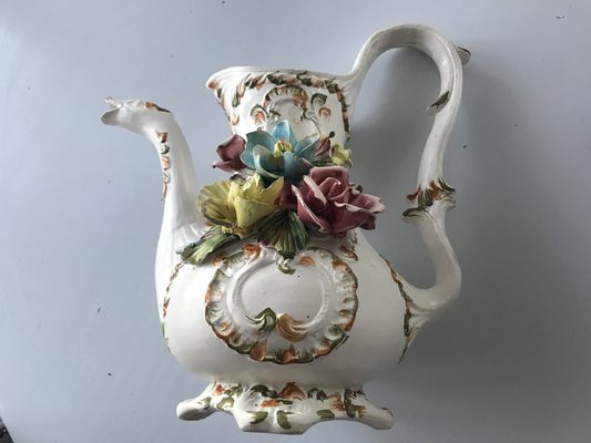 Ceramic Pitcher Signed by Bassano, Italy, 1950s-WQQ-1332303