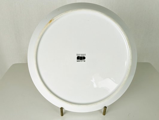 Ceramic Plates by Gio Ponti for Franco Pozzi, 1960s, Set of 2-RD-1821985