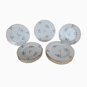 Ceramic Plates from Nast à Paris, 18th Century, Set of 12-SYQ-1802452