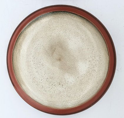 Ceramic Plates with Hand-Made Glazing, Set of 8-FSD-1297367