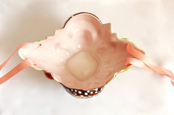 Ceramic Porcino Hanging Pot, Italy, 1950s-HUY-1020345