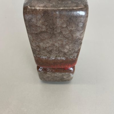 Ceramic Pottery Fat Lava Vase from Strehla Ceramic, GDR Germany, 1970s-QZ-1114557