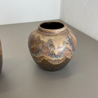 Ceramic Pottery Lava Vases from Dümler and Breiden, Germany, 1960s, Set of 2-QZ-1089673