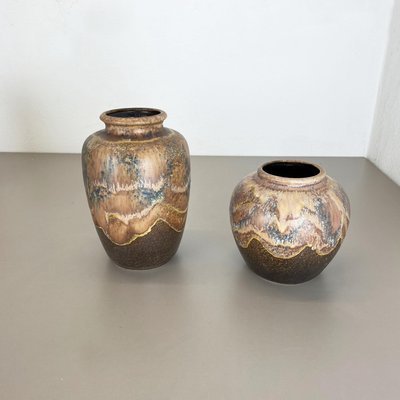 Ceramic Pottery Lava Vases from Dümler and Breiden, Germany, 1960s, Set of 2-QZ-1089673