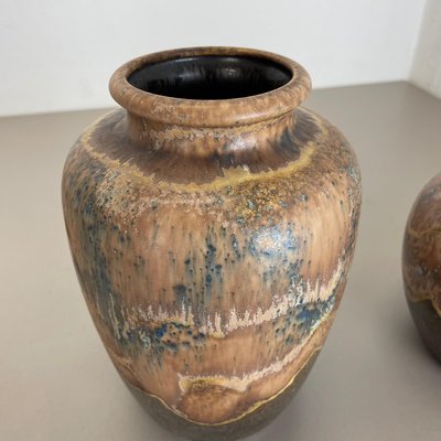 Ceramic Pottery Lava Vases from Dümler and Breiden, Germany, 1960s, Set of 2-QZ-1089673