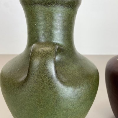 Ceramic Pottery Vases by Heinz Siery for Carstens Tönnieshof, Germany, 1970s, Set of 2-QZ-1448602