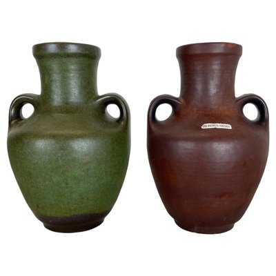 Ceramic Pottery Vases by Heinz Siery for Carstens Tönnieshof, Germany, 1970s, Set of 2-QZ-1448602