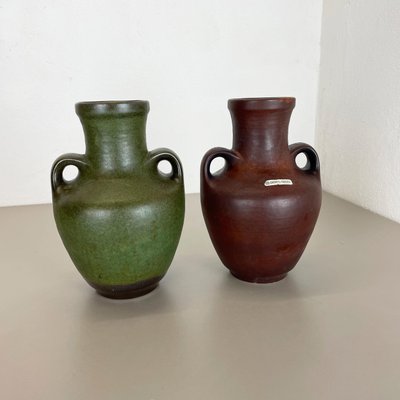 Ceramic Pottery Vases by Heinz Siery for Carstens Tönnieshof, Germany, 1970s, Set of 2-QZ-1448602