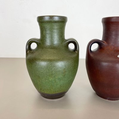 Ceramic Pottery Vases by Heinz Siery for Carstens Tönnieshof, Germany, 1970s, Set of 2-QZ-1448602