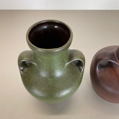 Ceramic Pottery Vases by Heinz Siery for Carstens Tönnieshof, Germany, 1970s, Set of 2-QZ-1448602