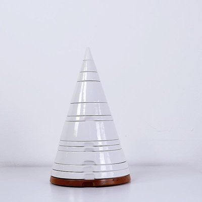 Ceramic Pyramid Table Service attributed to Pierre Cardin, 1969, Set of 9-JG-1785162