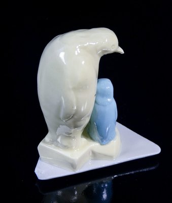 Ceramic Sculpture Penguins by Valter Capodimonte-OJE-2024306