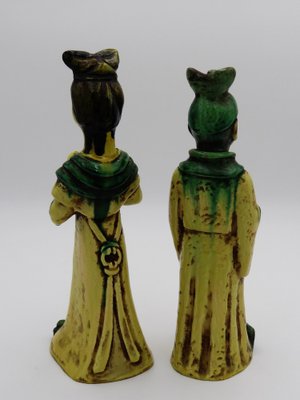 Ceramic Sculptures by Zaccagnini, 1920s, Set of 2-RKF-1769119