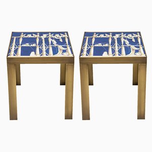 Ceramic Side Tables by Gio Ponti, 1960s, Set of 2-XSC-842255