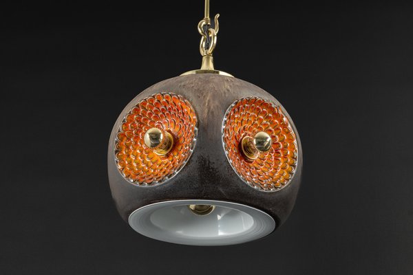 Ceramic Sputnik Pendant Light from Sische, Germany, 1970s-UGR-1329836