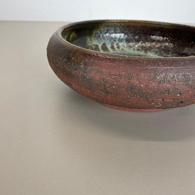 Ceramic Studio Pottery Bowl Shell Element by Gerhard Liebenthron, Germany, 1970s-QZ-1217701