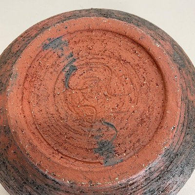 Ceramic Studio Pottery Bowl Shell Element by Gerhard Liebenthron, Germany, 1970s-QZ-1217701