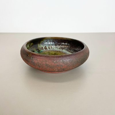 Ceramic Studio Pottery Bowl Shell Element by Gerhard Liebenthron, Germany, 1970s-QZ-1217701