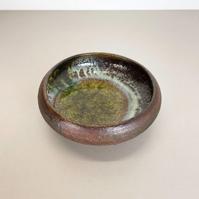 Ceramic Studio Pottery Bowl Shell Element by Gerhard Liebenthron, Germany, 1970s-QZ-1217701