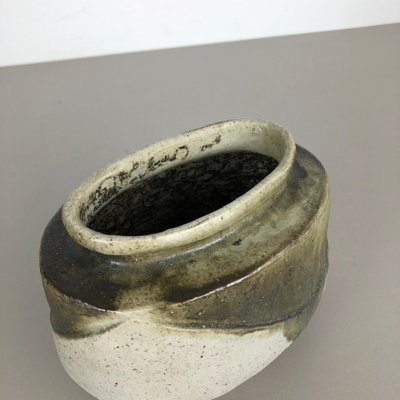 Ceramic Studio Pottery Object Vase by Bruno and Ingeborg Asshoff, Germany, 1960s-QZ-1052935