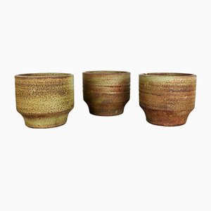 Ceramic Studio Pottery Vase by Piet Knepper for Mobach, Netherlands, 1970, Set of 3-QZ-1134702