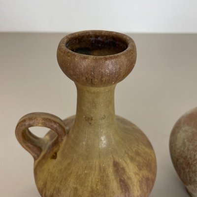 Ceramic Studio Pottery Vase from Hartwig Heyne Ceramics, Germany, 1970s, Set of 2-QZ-1175986