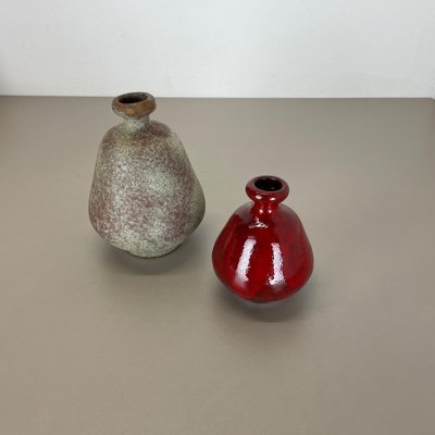 Ceramic Studio Pottery Vases from Hartwig Heyne, Germany, 1970s, Set of 2-QZ-1265064