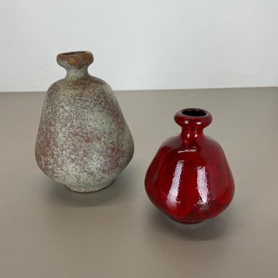 Ceramic Studio Pottery Vases from Hartwig Heyne, Germany, 1970s, Set of 2-QZ-1265064