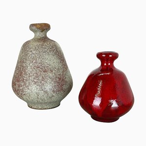 Ceramic Studio Pottery Vases from Hartwig Heyne, Germany, 1970s, Set of 2-QZ-1265064