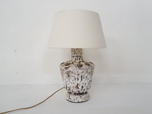 Ceramic Table Lamp Attributed to West Germany, 1960s-ZO-1271755